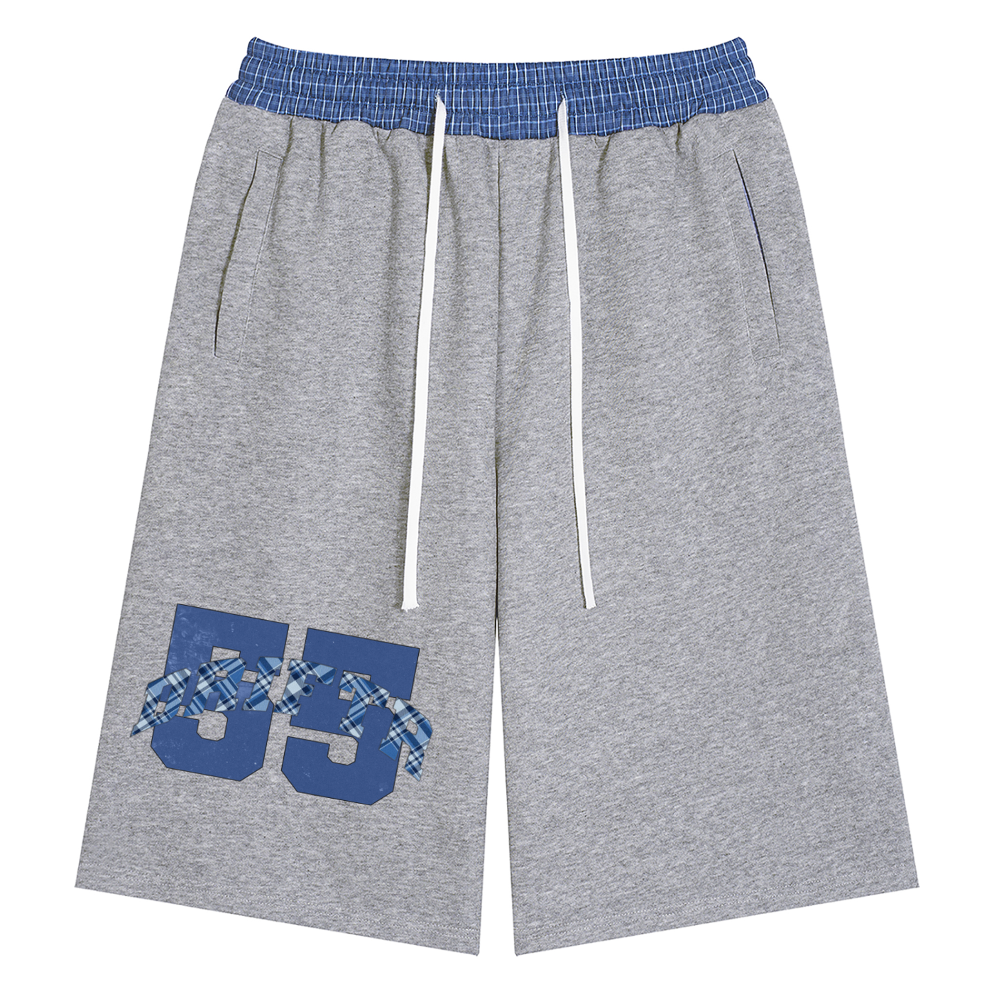Driftr Unisex Plaid Waistband Shorts